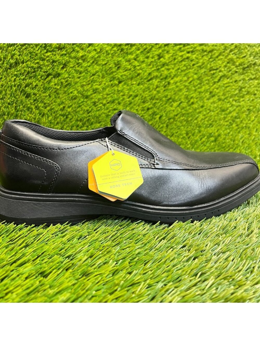 Nunn Bush Kore Pro Mens Size 8.5 Black Casual Classic Bicycle Toe Dress Shoes